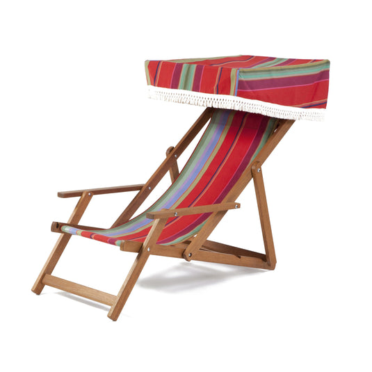 Edwardian Deckchair - Multi Stripe,  AC41, Acrylic