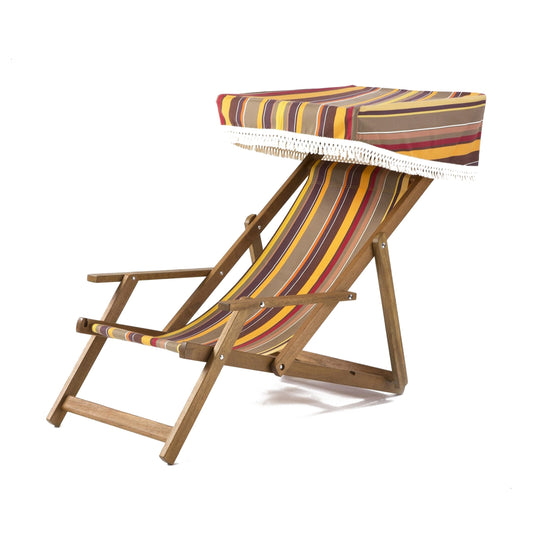 Edwardian Deckchair - Multi Stripe,  AC58, Acrylic