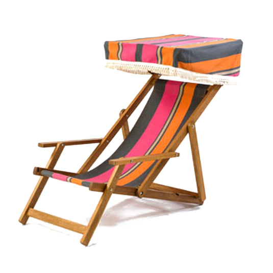 Edwardian Deckchair - Multi Stripe,  AC75, Acrylic