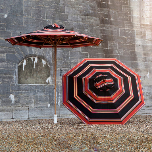 Medium Southsea Parasol - Multi Stripe,  AC22, Acrylic