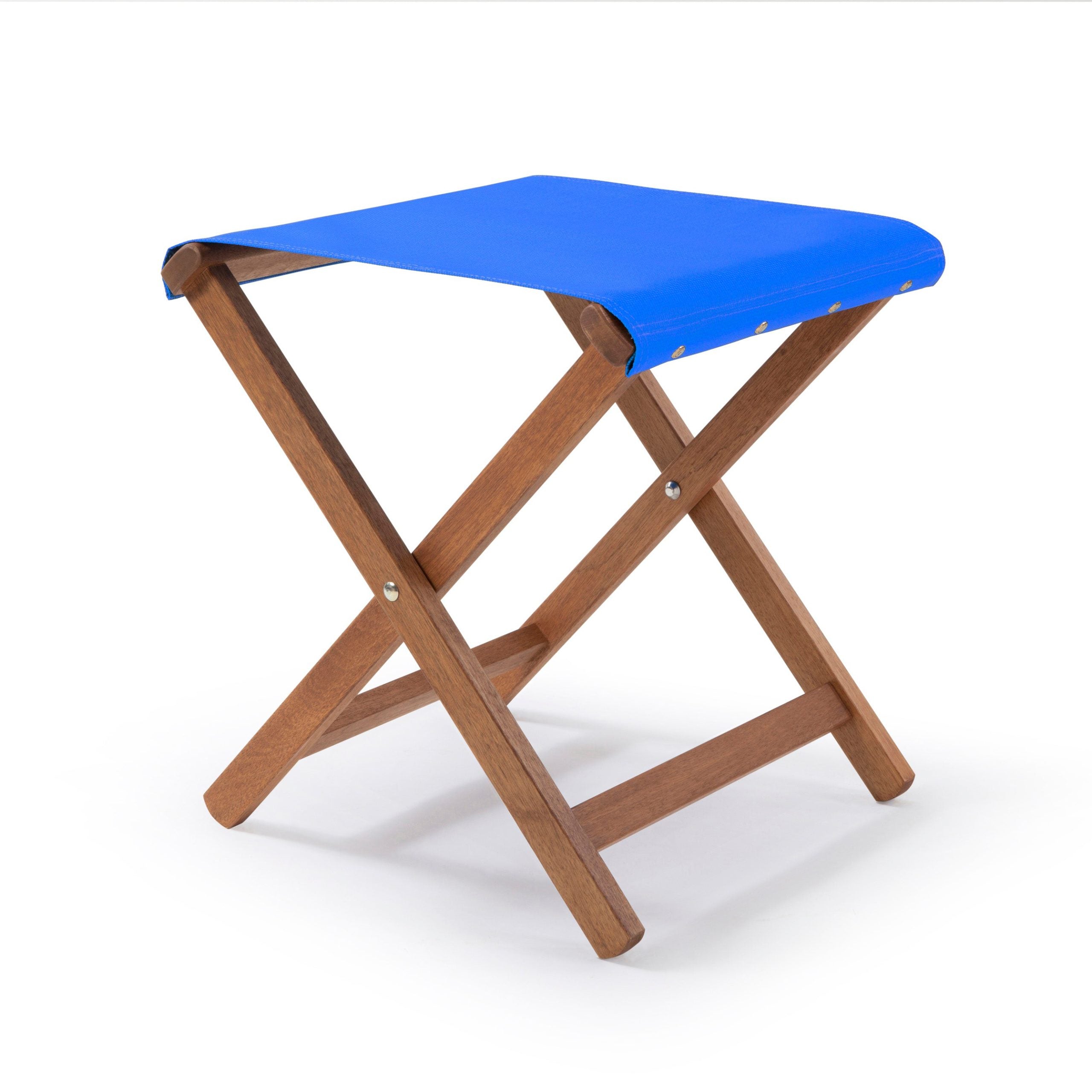 Sturdy Stool - Plain, Royal Blue, Textilene