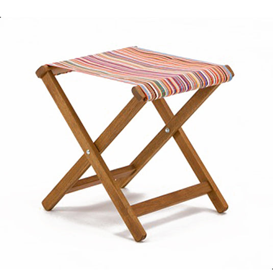 Sturdy Stool - Multi Stripe,  WC06, Woven Cotton