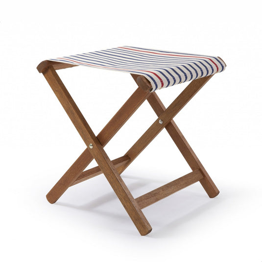 Sturdy Stool - Multi Stripe,  WC46, Woven Cotton