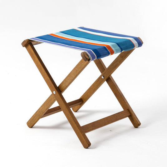 Sturdy Stool - Multi Stripe,  WC88, Woven Cotton