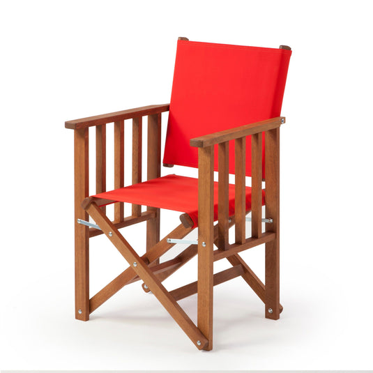 Tennis Chair - Plain, Red, Cotton