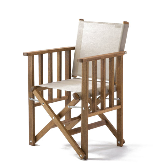 Tennis Chair - Plain, Taupe, Textilene